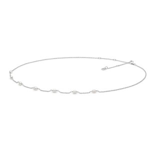 Colier argint cu perle naturale albe DiAmanti SK23495N_W-G (Argint 925‰ 1,8 g.)